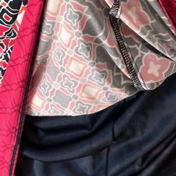 Laundry By Shelli Segal - Dress Womens Geometric Print Size M Cap Sleeve - Picture 2 of 7